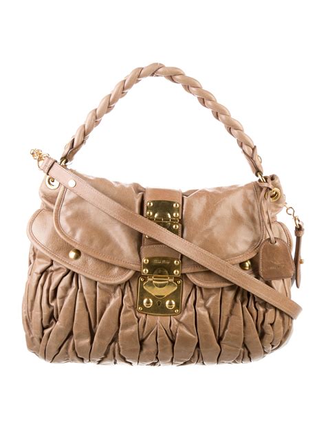 miu miu coffer hobo bag|Hobo Bags for women .